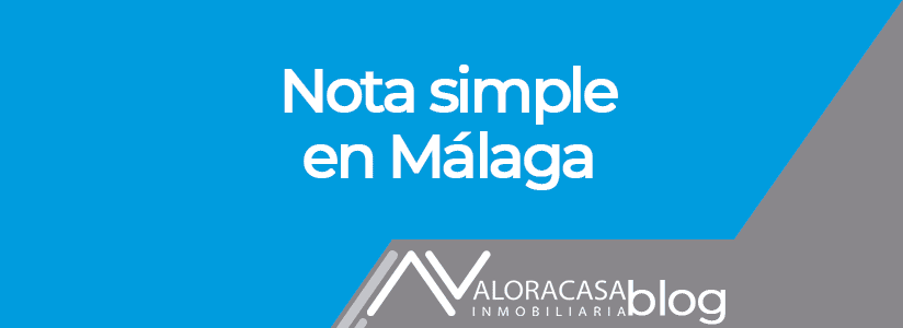 Nota simple en Malaga Nota simple en Malaga