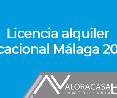 Licencia alquiler vacacional Málaga 2025